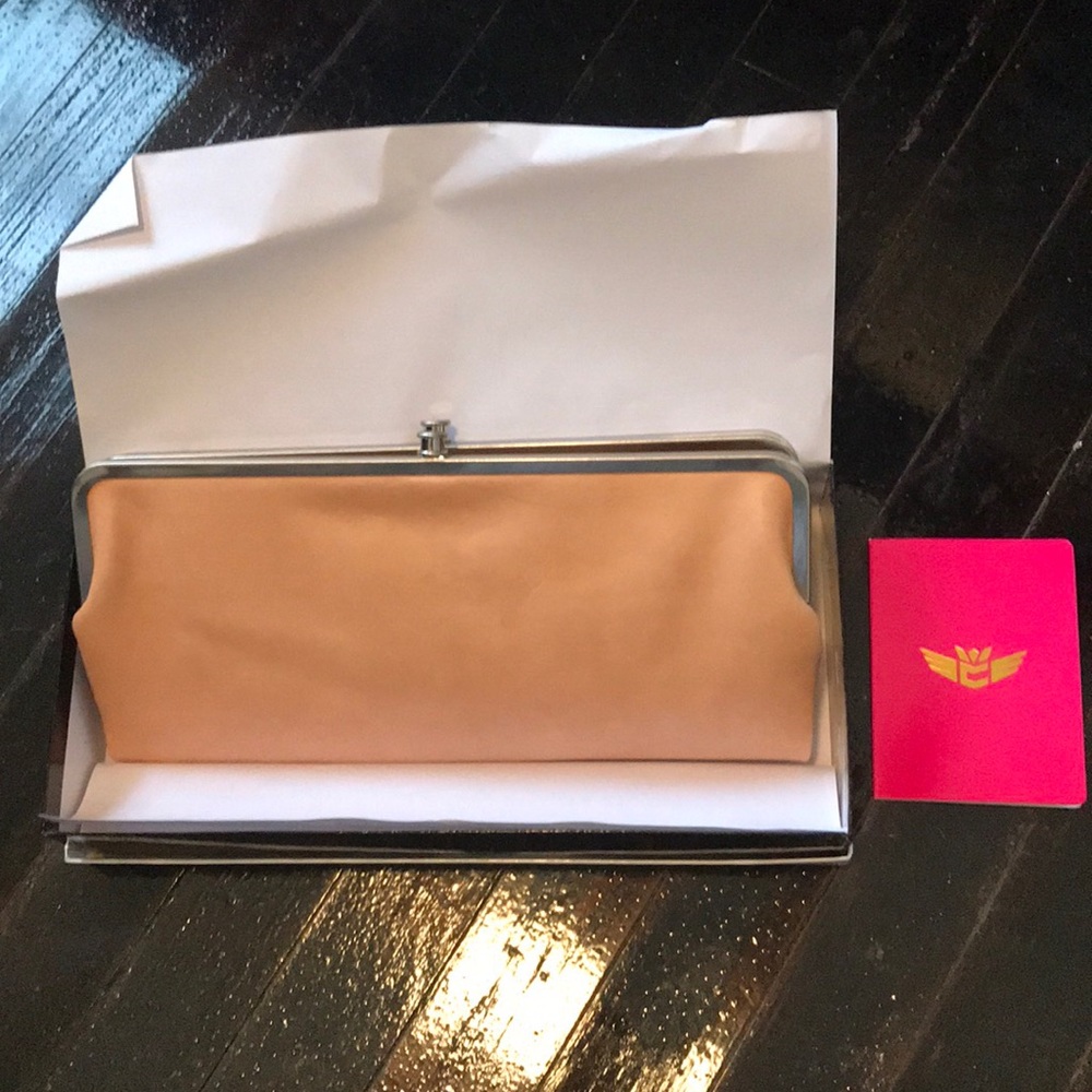 MWT Consuela Italian leather clasp wallet